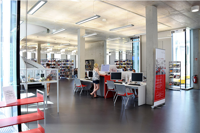 Foto von der Bibliothek